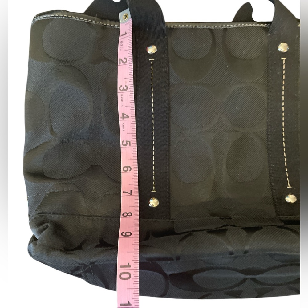 Coach Signature Kyra Tote with Crossbody Strap and Silver Toned Hardware - Picture 14 of 16